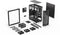 ENDORFY Signum 300 - Tower PC ATX Micro-ATX Mini-ITX - Gehard glas - Zwart