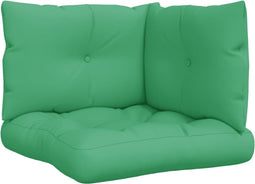 vidaXL - Palletkussens - 3 - st - stof - groen