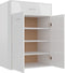 vidaXL - Schoenenkast - 60x35x84 - cm - bewerkt - hout - hoogglans - wit