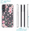 iMoshion Hoesje Geschikt voor Samsung Galaxy S22 Plus Hoesje Siliconen - iMoshion Design hoesje - Roze / Blossom Watercolor