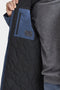 Didriksons Alvin - Heren Parka - Warm gewatteerd waterdicht - Cold sea blue
