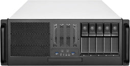 Silverstone RM41-H08 - Rack Server ATX micro ATX Mini-ITX SSI CEB - 3x 2.5" 9x 3.5" 3x 5.25" - Zwart