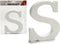 Pincello Decoratieletter S 15 X 1,8 Cm Hout Wit