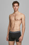 Jack&Jones 3P - Basic Heren Boxershorts - Elastische band met logo - Zwart Donkerblauw Bordeaux (3-pack)
