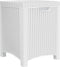 vidaXL - Tuinbox - 39x39x46 - cm - PP - rattan - wit