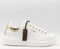 GUESS Salerno - Dames Sneakers - Gouden achterkant - Wit/Goud - Maat 39