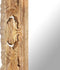 vidaXL - Spiegel - handgesneden - 80x50 - cm - massief - mangohout - bruin