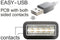 Delock 85165 - Easy-Micro USB naar Easy-USB-A haaks - 100cm - Zwart