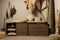 BuPureHome Kussen Foliage - Katoen - Bruin - 50x50x10