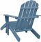 vidaXL - Tuinstoel - Adirondack - met - voetenbank - massief - vurenhout - blauw