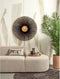 GOOD&MOJO Wandlamp Kalimantan - Bamboe/Zwart - Ø87cm - Binnen Modern