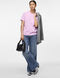 Pieces PCRIA SS FOLD UP SOLID TEE NOOS BC - T-shirt - Katoen - Pastel Lavender - Maat XS