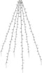 Vlaggenmast verlichting - 192 LED's - 208 cm hoog - Warm wit licht - Waterdicht