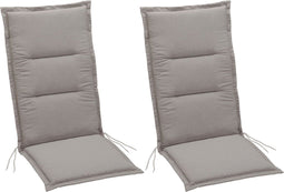 Summerset Club - 2-delige Tuinkussenset hoge rug - Sand
