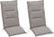 Summerset Club - 2-delige Tuinkussenset hoge rug - Sand