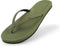 Indosole Essentials - Flip Flops Dames Slippers - Recycled Rubber - Groen (37/38)