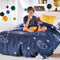 Dekbedovertrek set HappyFriday Mr Fox Starspace Multicolour Bed van 80/90 2 Onderdelen