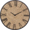Atmosphera Wandklok stro - Woonkamerklok - Keukenklok - Klok - Dia 50 cm - Landelijke klok