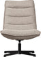 WOOOD Draaifauteuil Nika - Bouclé - Taupe Melange - 92x65x92