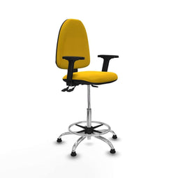 Piqueras y Crespo B2D05RT - Bureaustoel - Hoogteverstelbaar met armleuning - Geel