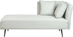 RIOM - Chaise longue - Mintgroen - Rechtszijdig - Stof