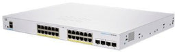 Cisco CBS350-24P-4G-EU - Managed Switch - 24x PoE+ 1Gbps - 4x SFP - PoE-budget 195W