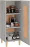 vidaXL - Dressoir - 34,5x34x90 - cm - bewerkt - hout - betongrijs