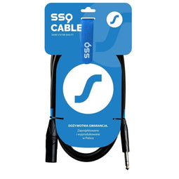 XLR-naar-jack-kabel Sound station quality (SSQ) SS-1463 3 m