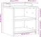 vidaXL - Gangbankje - SANDNES - wit - 45x40x50 - cm - massief - grenenhout