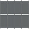 vidaXL - Kamerscherm - met - 4 - panelen - 200x200 - cm - stof - antracietkleurig