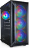 TooQ Ragnärok - Semitower Gaming Box - Gehard glas - Zwart