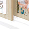 ZEP - Multi Houten Fotolijst Stigliano Bruin / Wit voor foto's 2x10x15 1x15x20 (45x24x7) - ZD993