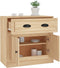 vidaXL - Dressoir - 70x35,5x67,5 - cm - bewerkt - hout - sonoma - eikenkleurig