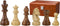 Philos Artus - Schaakstukken - Koningshoogte 78 mm - Hout