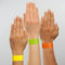 Sigel evenementenbandjes - super soft - 255x25mm - neon groen - 120stuks - EB212
