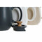 Theepot DKD Home Decor Wit Beige Natuurlijk Donker grijs Rubberwood Plastic Keramiek 1 L 23 x 12...