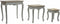 Set van 3 tafels DKD Home Decor Hout Wit (60 x 40 x 61 cm) (3 pcs)