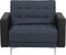 ABERDEEN - Fauteuil - Zwart - Polyester