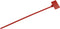 TRU COMPONENTS TC-6646444 Kabelmarkering Markeringsvlak: 20 x 13 mm Rood 100 stuk(s)