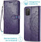 iMoshion Hoesje Geschikt voor Samsung Galaxy A03s Hoesje Met Pasjeshouder - iMoshion Mandala Bookcase - Paars