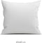 Zohome Kussensloop Satinado - Kussenhoes van 80x80 cm - Set van 2 stuks - 100% Katoen-Satijn - Grijs
