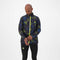 Rogelli Electro - Hardloopjack - Ventilerend en waterafstotend - Donkerblauw Zwart Fluor - Maat S