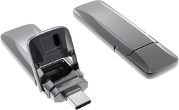Xlyne 7612800 USB-stick 128 GB Grijs 7612800 USB-C 3.2 Gen 2