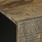 vidaXL - Tv-meubel - 105x33,5x46 - cm - massief - mangohout - lichtgrijs