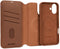 Decoded - Leather Detachable Wallet - iPhone 16 - MagSafe Compatibel - Zwart