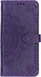 Hoesje Met Pasjeshouder Geschikt voor Samsung Galaxy S10 - Mandala Bookcase - Paars