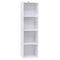 Woltu Boekenkast SK003ws4 4 Vakken - Wit Spaanplaat - 30 x 24 x 106 cm