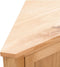vidaXL - Hoekkast - 59x45x80 - cm - massief - eikenhout