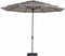 Madison - Parasol Syros Open Air Round Taupe - 350cm - Grijs