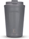 Castagnola Thermosbeker - Koffiebeker To Go - Dubbelwandig RVS 380 ML - Grijs